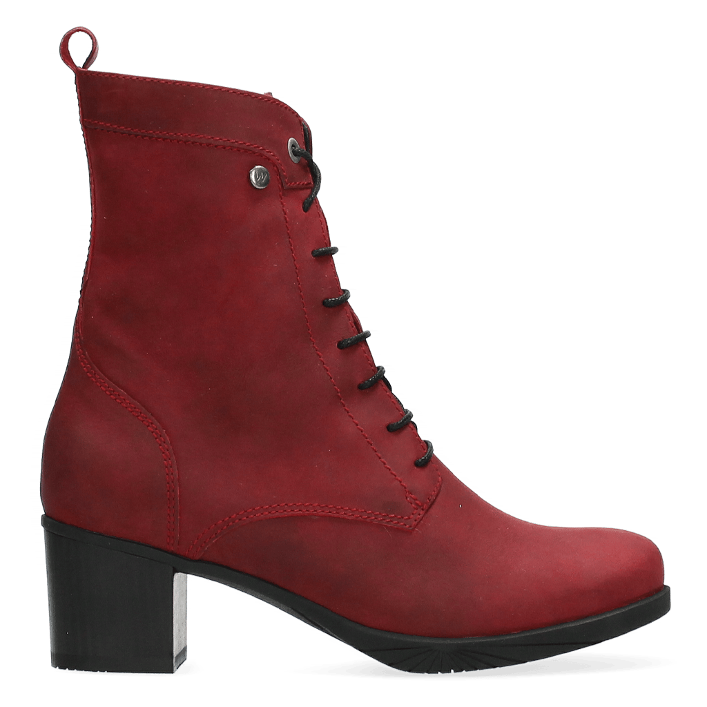 Wolky 0505010-505 Rood Sarah halfhoge laars Hoogenbosch Schoenen